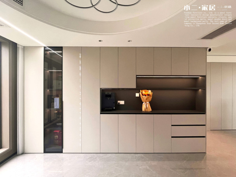 【小二家居3305 全屋定制】竹韻茗苑 現(xiàn)代簡約-櫥柜衣柜定制家具 生產(chǎn)流程跟進(jìn)