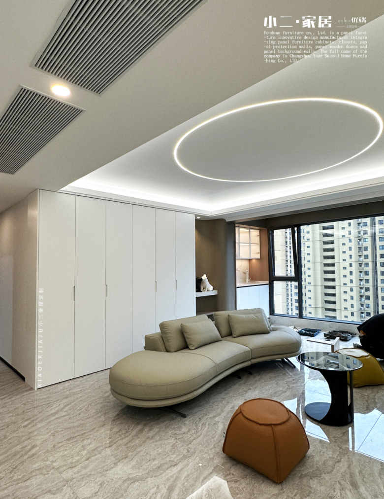 【小二家居4485 全屋定制】金域丹堤 現(xiàn)代簡約-櫥柜衣柜定制家具 生產(chǎn)流程跟進